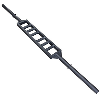 Swiss barbell on white background