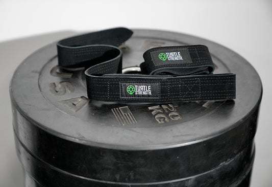 Turtle Strength Leather Weight Lifting Straps